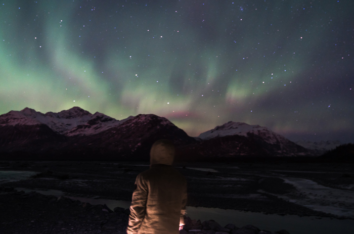 Northern lights in Valdez, Alaska by PWS College Alumni Daniel Barbero