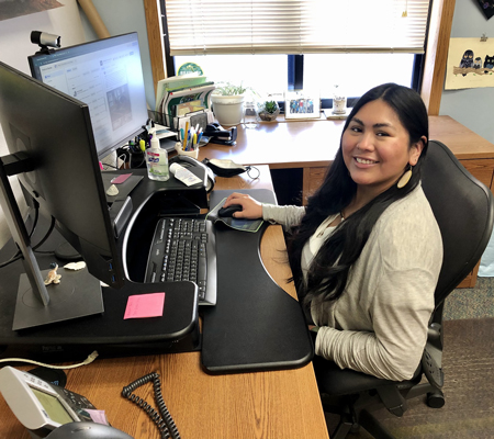 Cherise Beatus is the financial aid advisor at Prince William Sound College in Valdez, Alaska