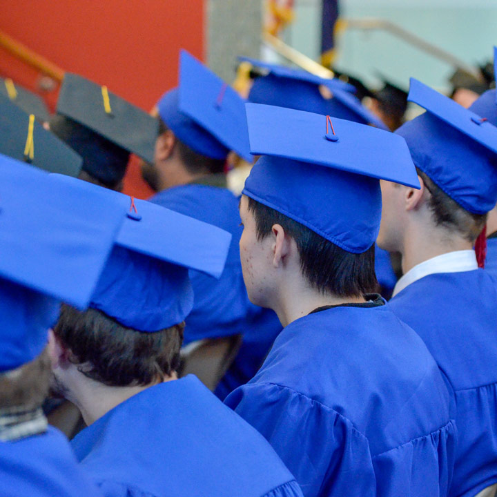 PWSC student on graduation