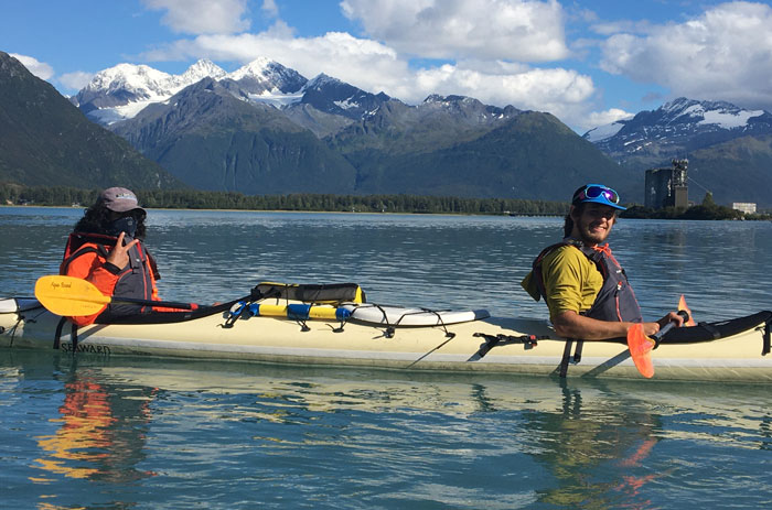 Kayaking in Valdez, Alaska