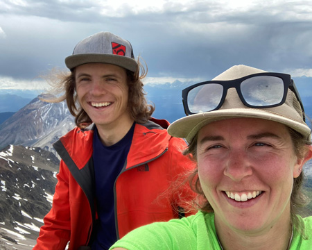 Morgan and Joe at Wrangell St. Elias National Park
