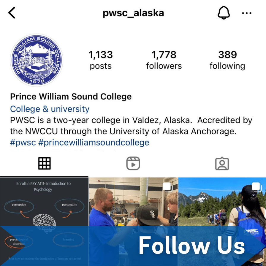 Follow PWSC on Instagram