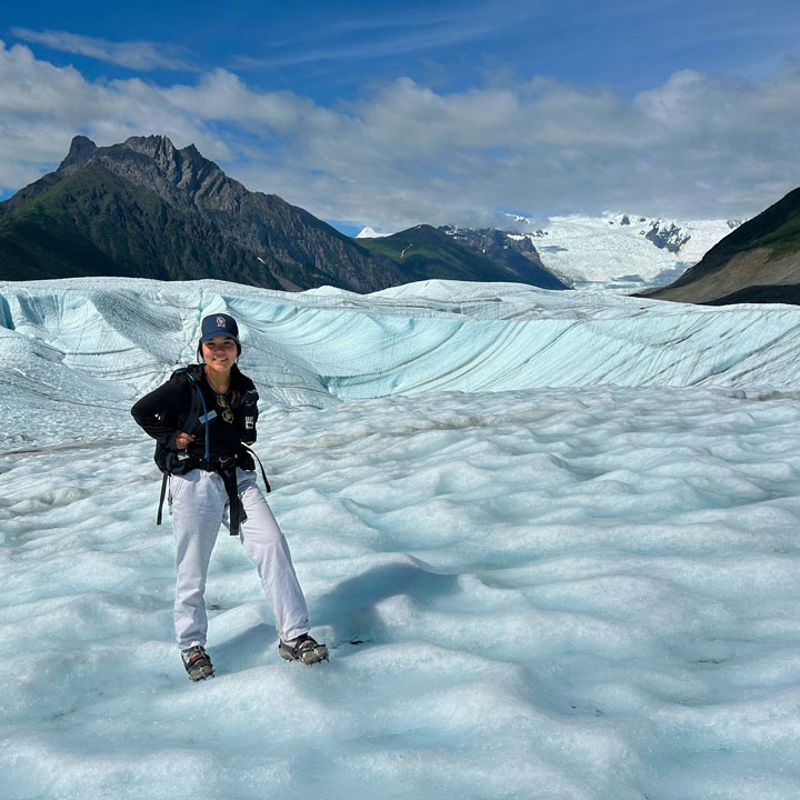 PWSC student in Wrangell St. Elias National Park