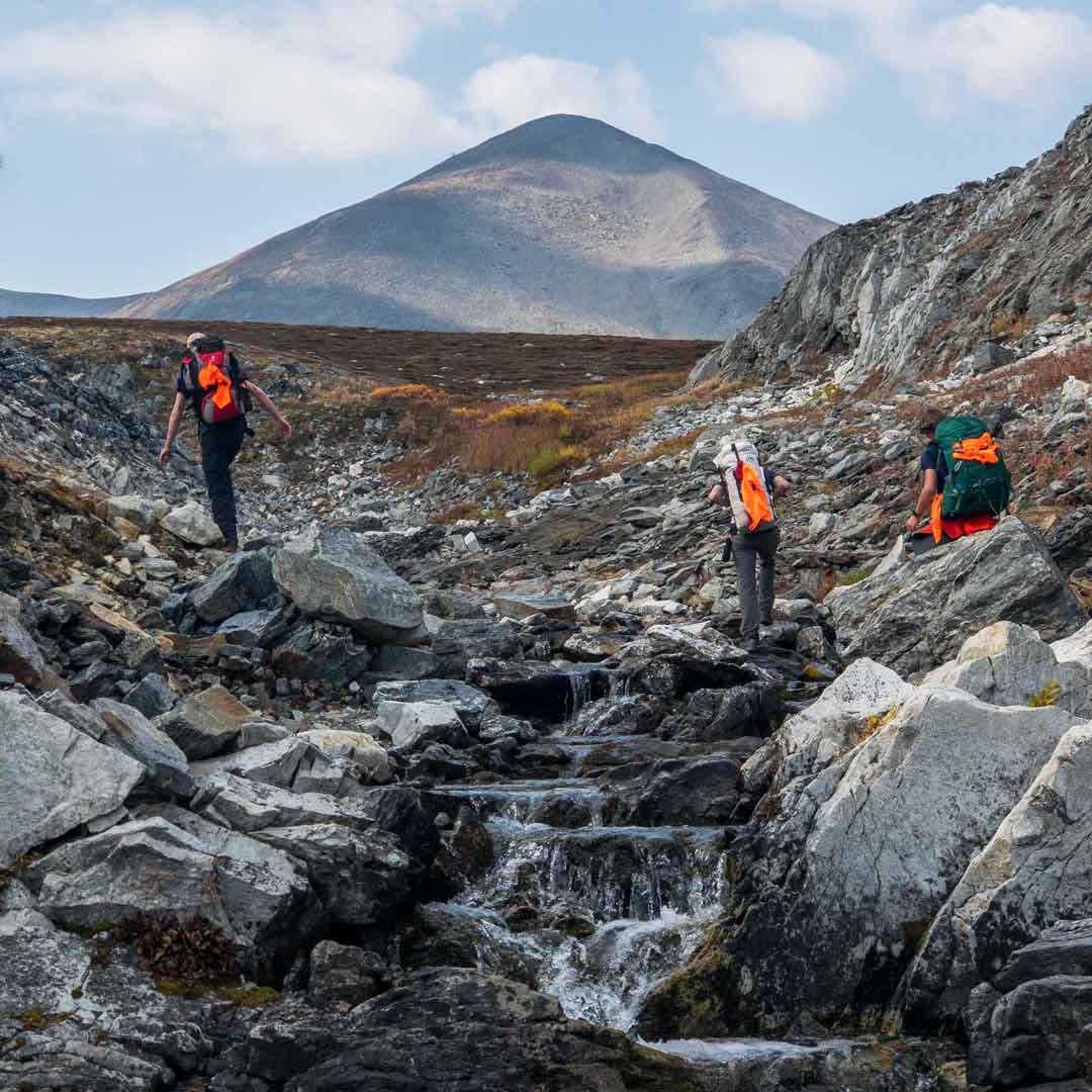 PWSC student on the Beginning Mountaineering course