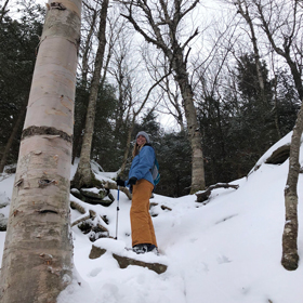 Sarah King explores the winter trails