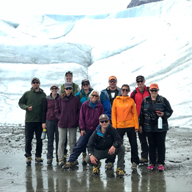 Environmental Science for Teachers on a glacier in Alaska