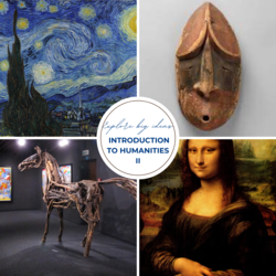 Collage of art.