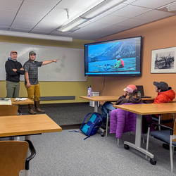 Classroom presentation.