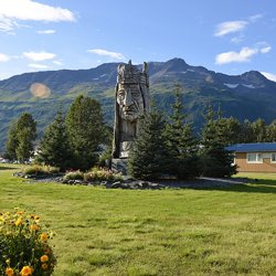 Exterior view of student apartments at PWSC in Valdez, Alaska